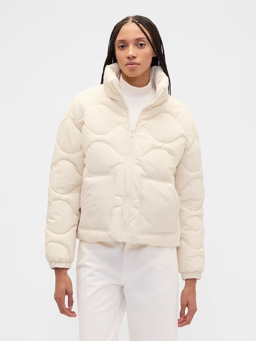 GAP Relaxed Quilted Nylon Jacket